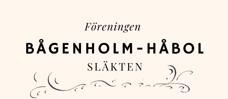 Bågenholm-Håbolssläktens hemsida
